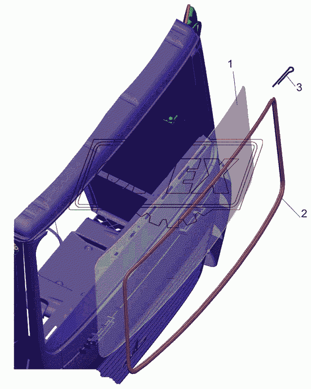 Установки стекла 6430-5200010