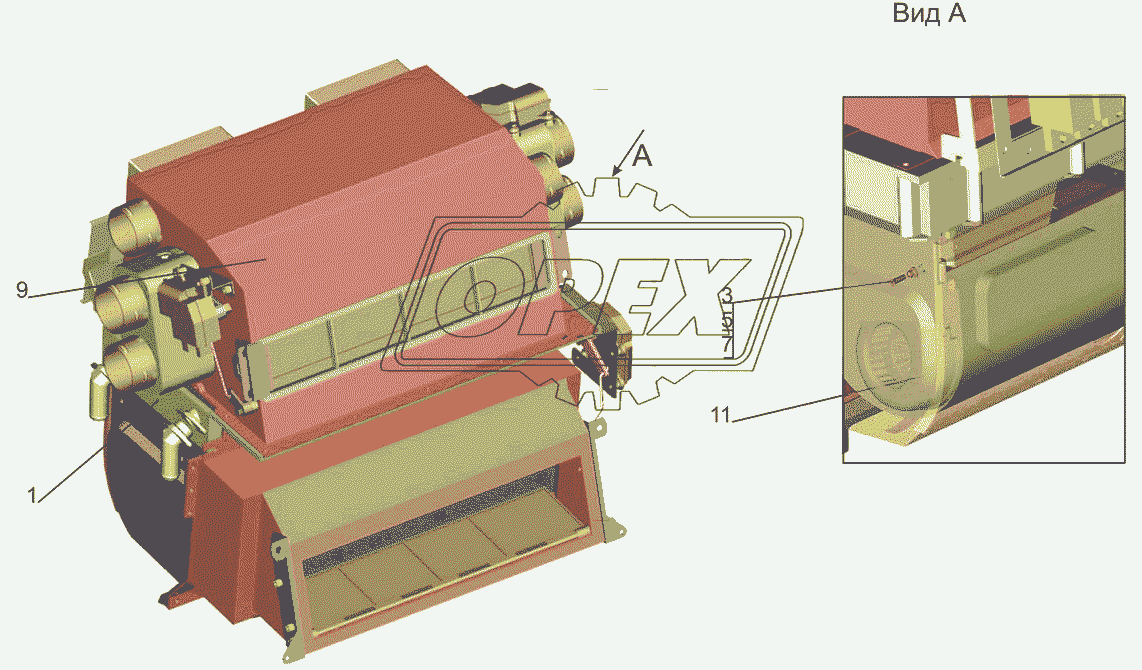 Отопитель 631019-8101010