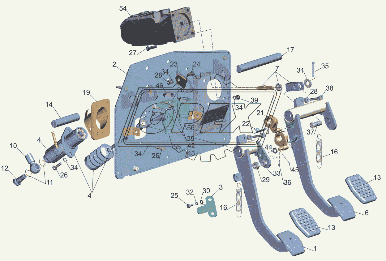 Блок управления сцеплением 64302-1602004