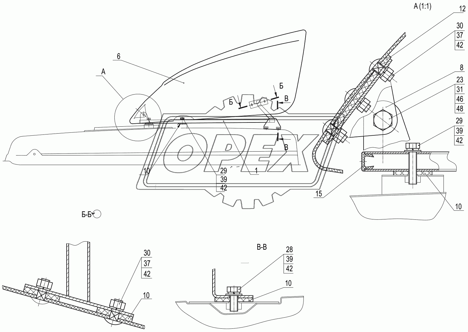 Установка обтекателей 5440-8000014-000