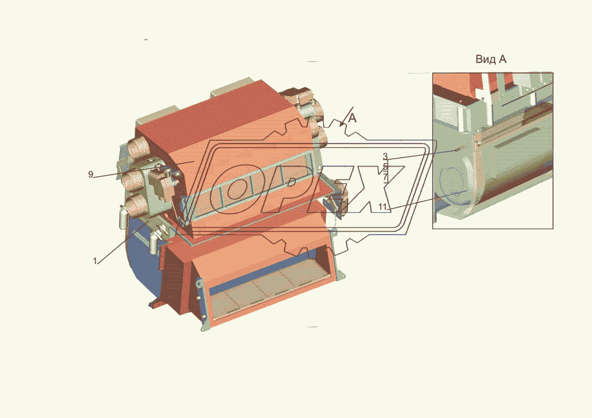 Отопитель 643008-8101010