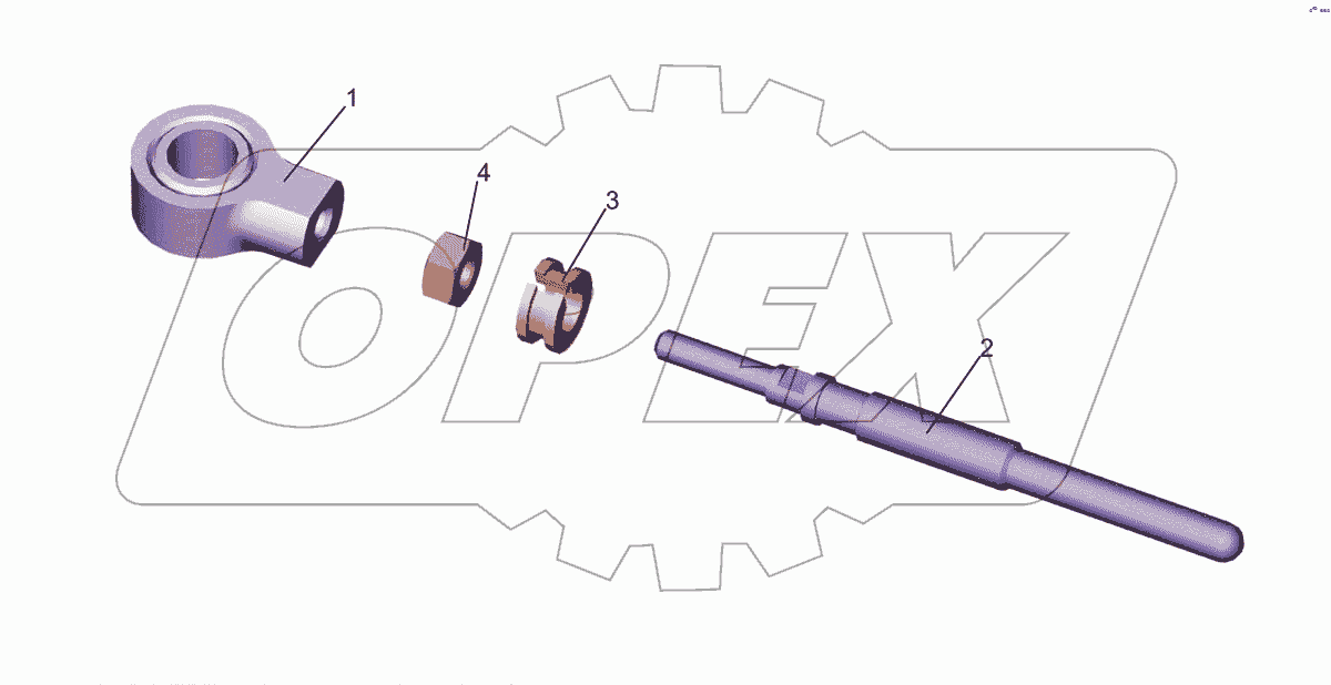 Толкатель 6430-1602568