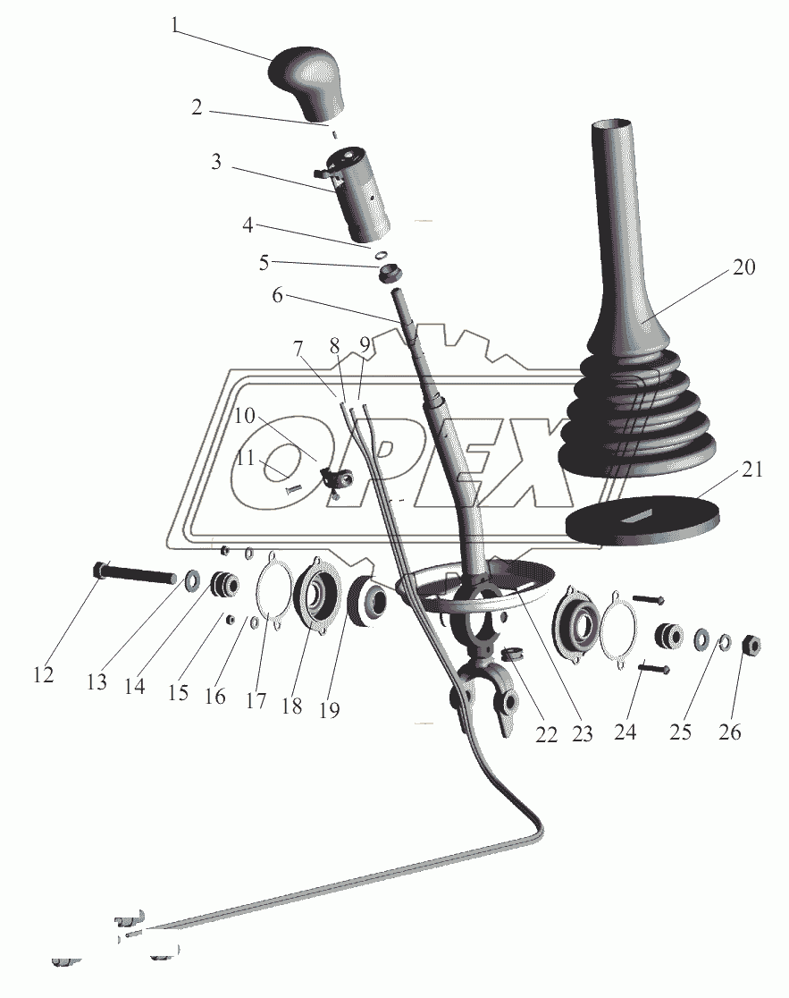 Рычаг 64221-1703410-01