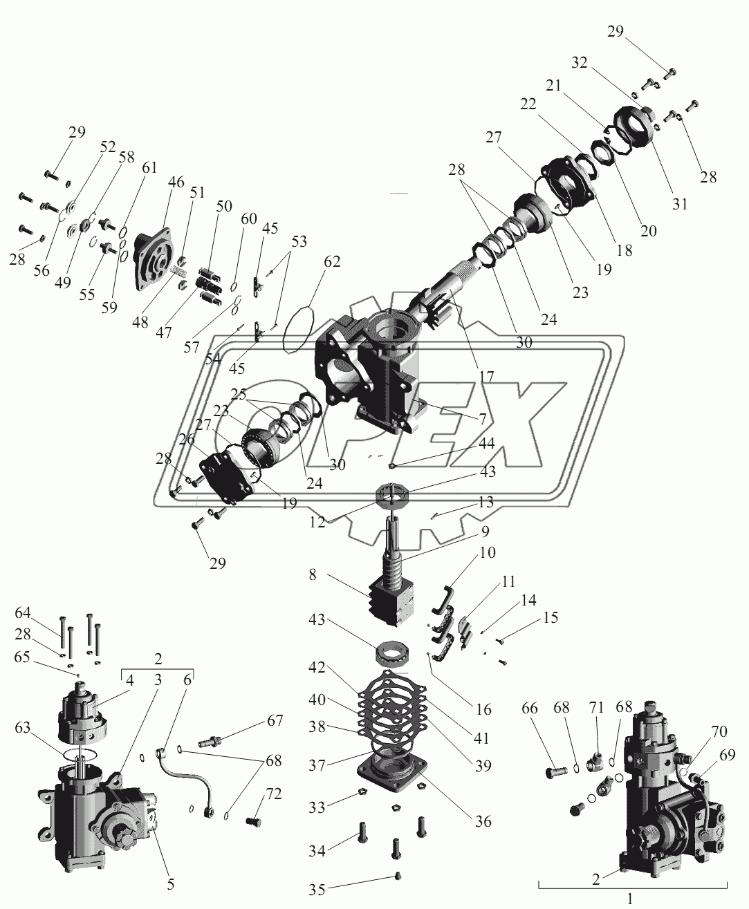 Рулевой механизм 64221-3400008-02