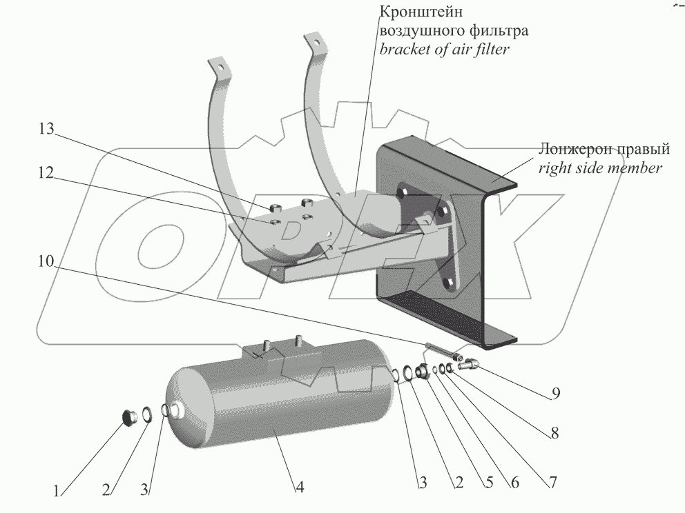 Ресивер регенерации 64226-3513005