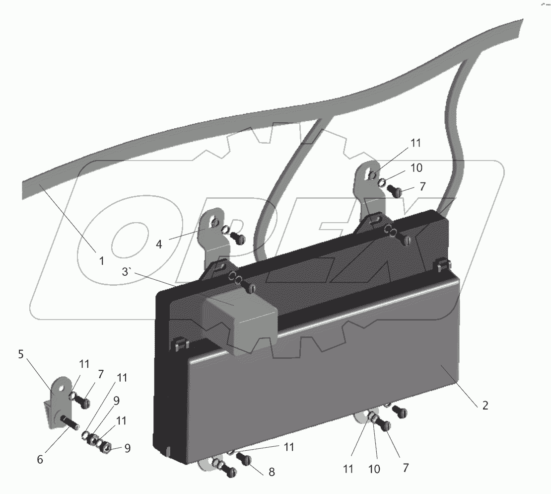 Установка коммутационной аппаратуры