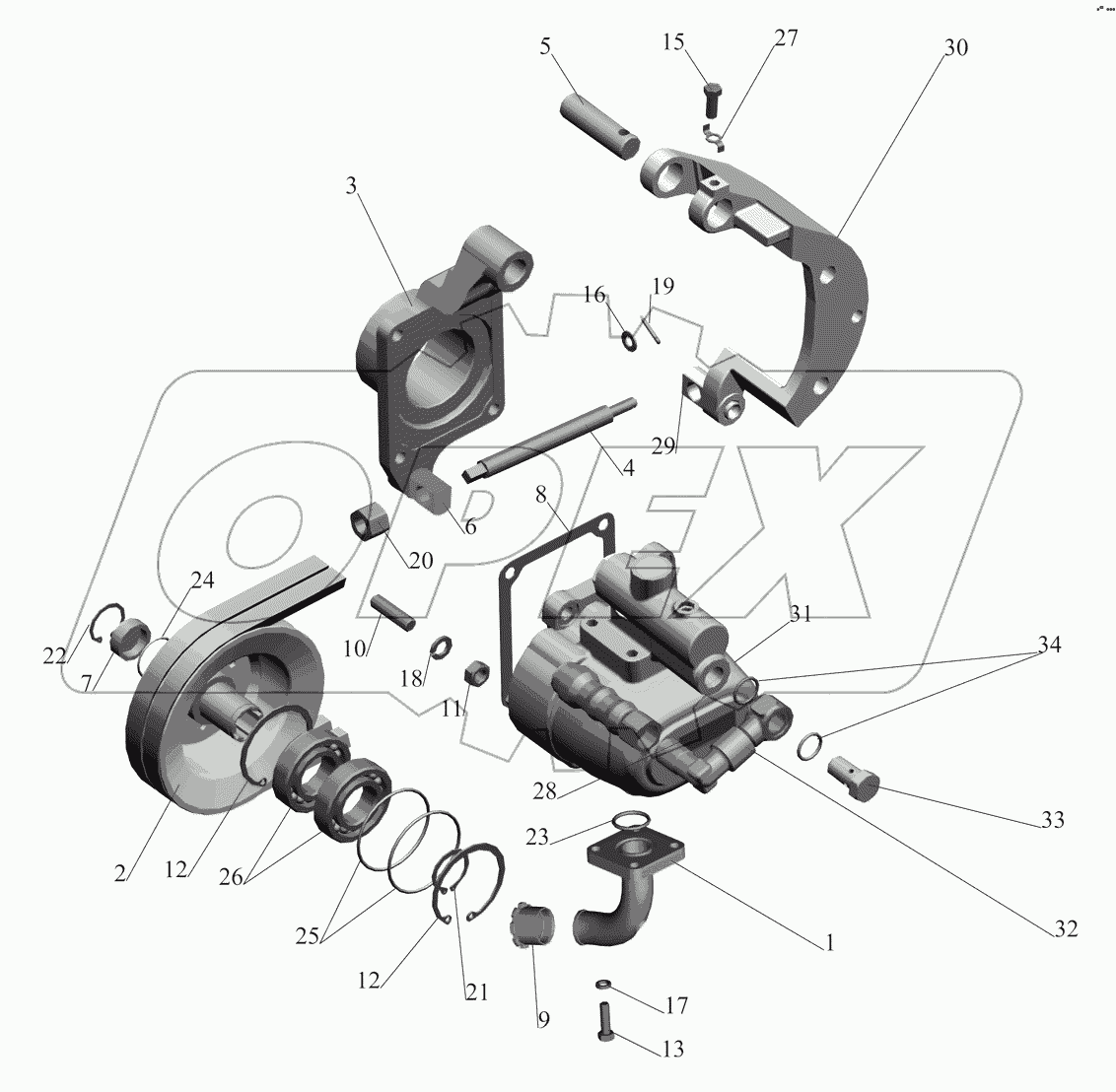 Насос 630300-3407010, 630300-3407010-700