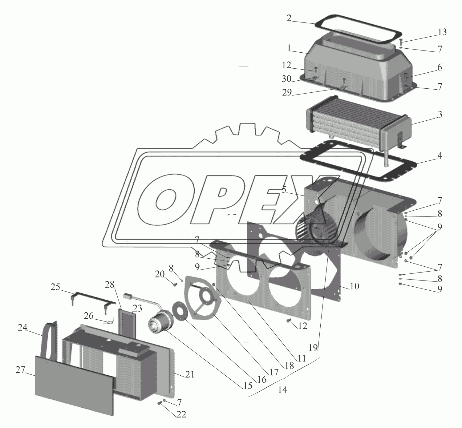 Отопитель 64221-8101010