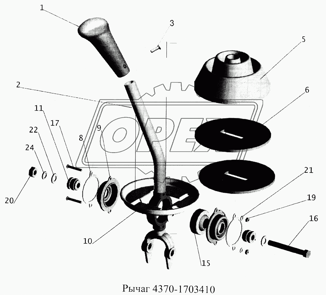 Рычаг 4370-1703410