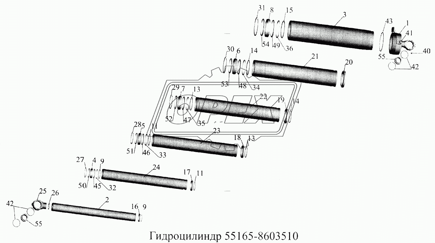 Гидроцилиндр 55165-8603510