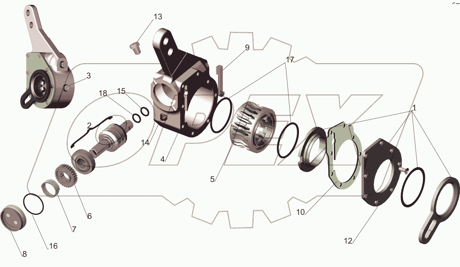 Рычаг регулировочный 103-3501136-10