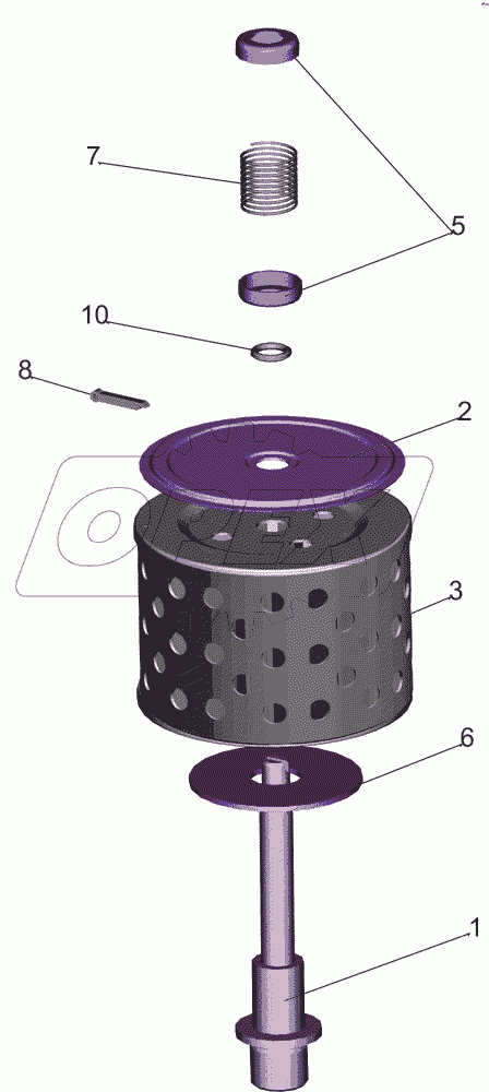 Фильтр с клапаном 5336-3410051