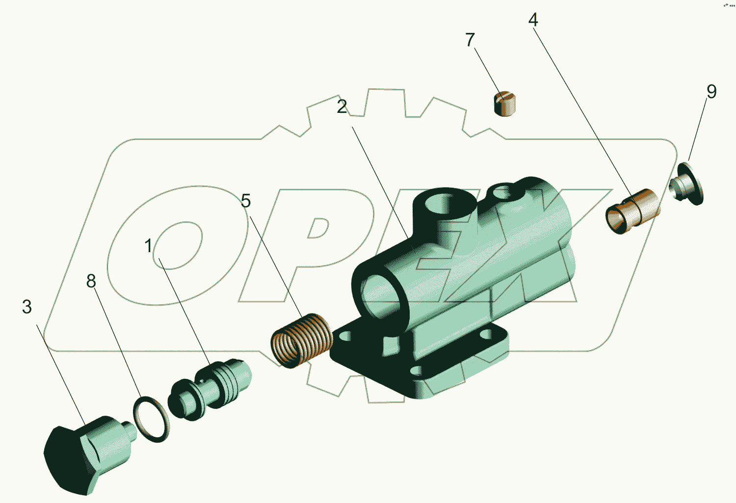 Клапан расхода и давления 5336-3407260