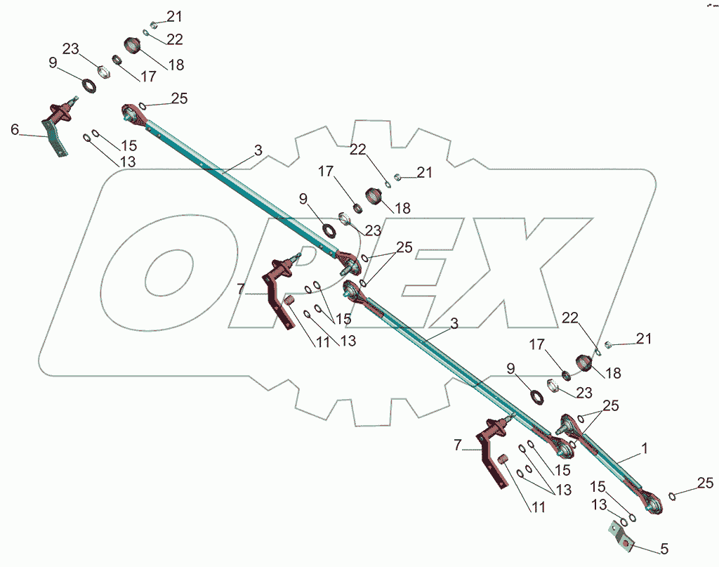 Привод стеклоочистителя 6430-5205500-010