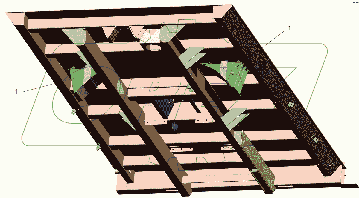 Установка противооткатных упоров 555102-3900037