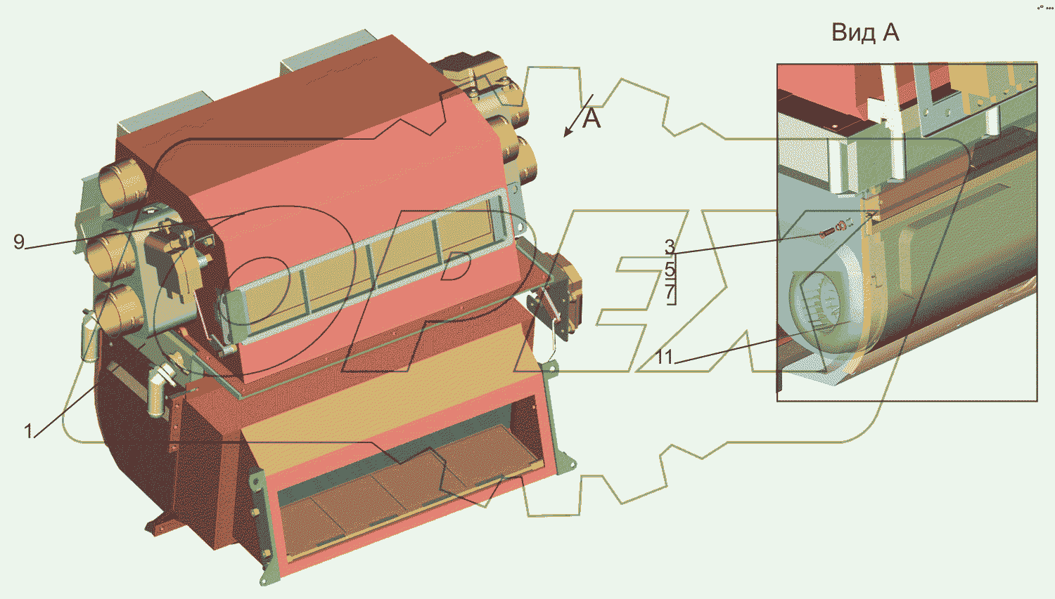 Отопитель 631019-8101010