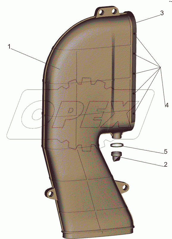 Воздухозаборник 650119-1109025