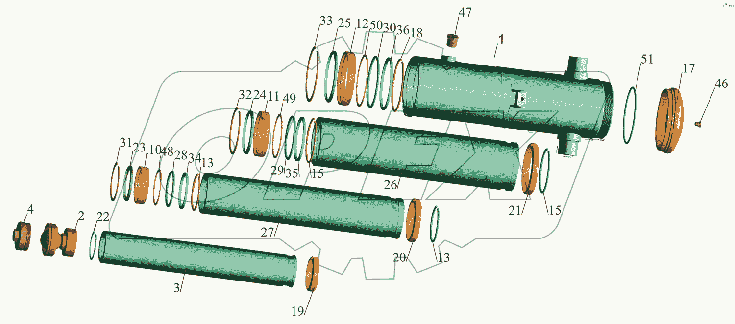 Гидроцилиндр 555102-8603510