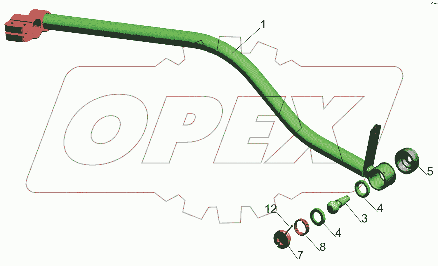 Хвостовик 5550V3-1703448-000