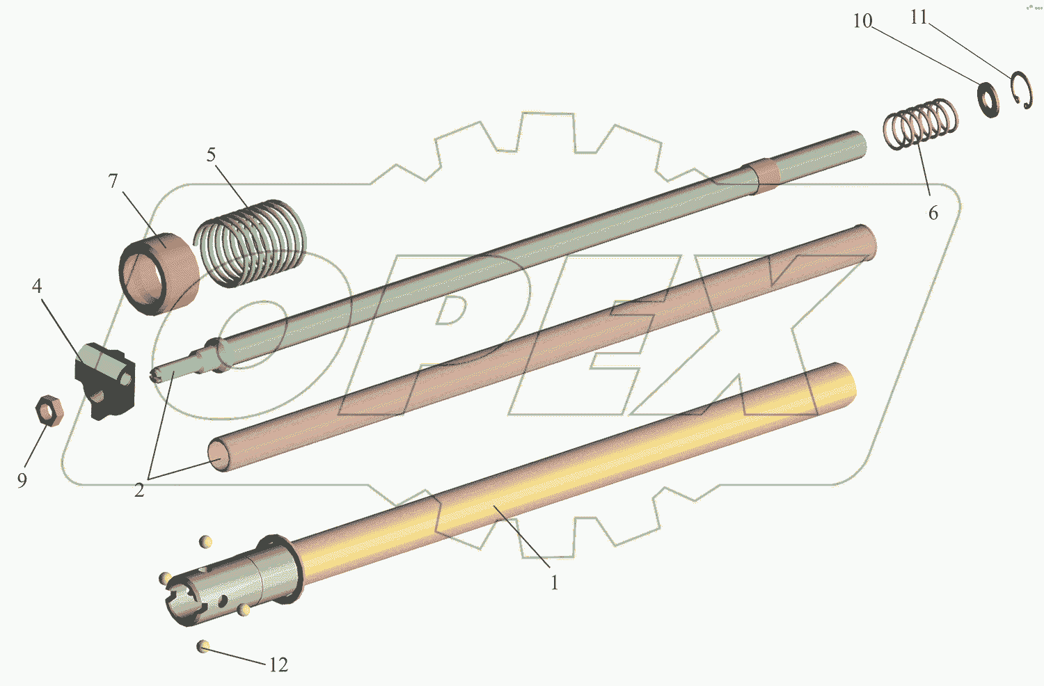 Механизм промежуточный 551639-1703325-001