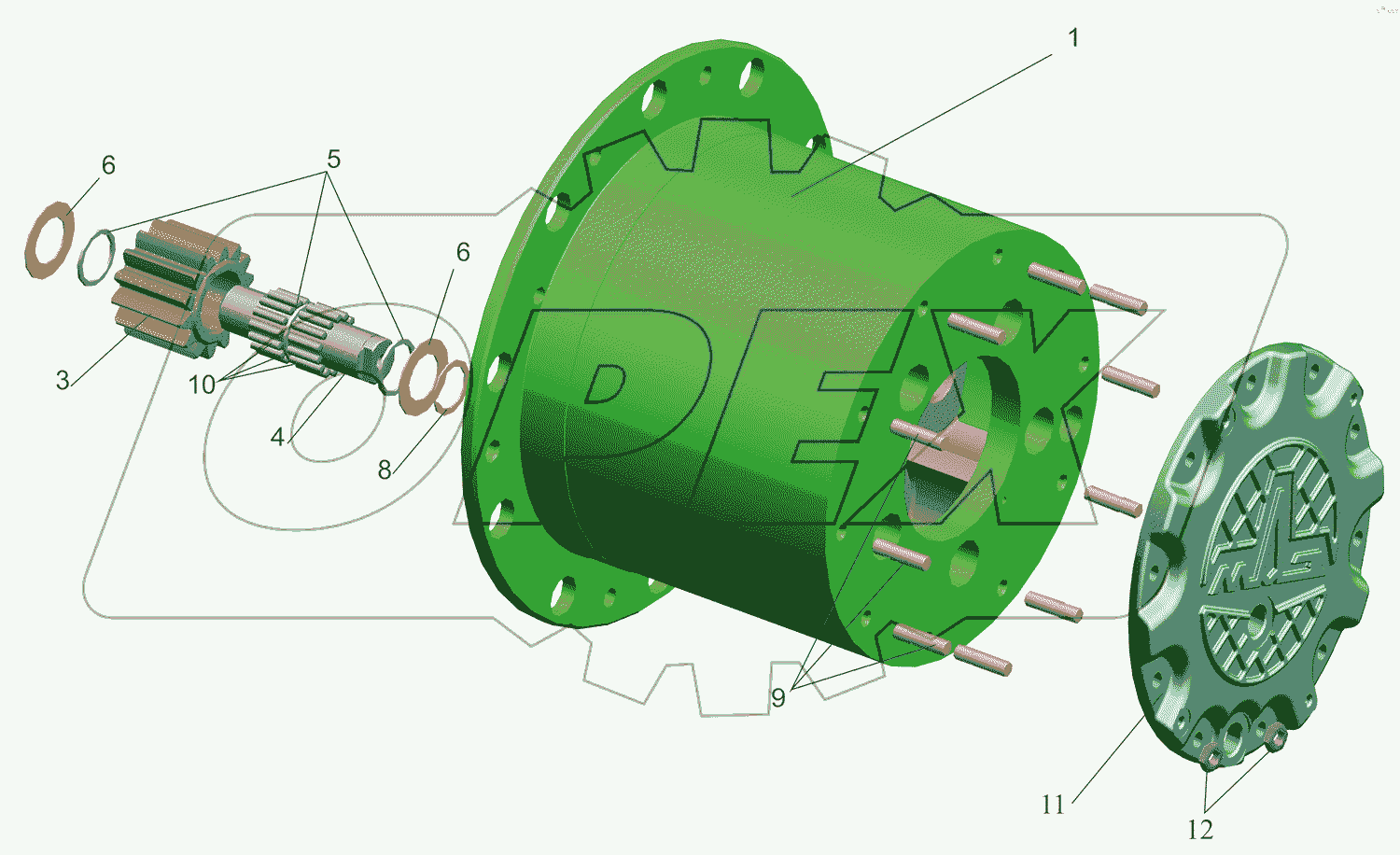 Корпус водила 5440-2405029-020