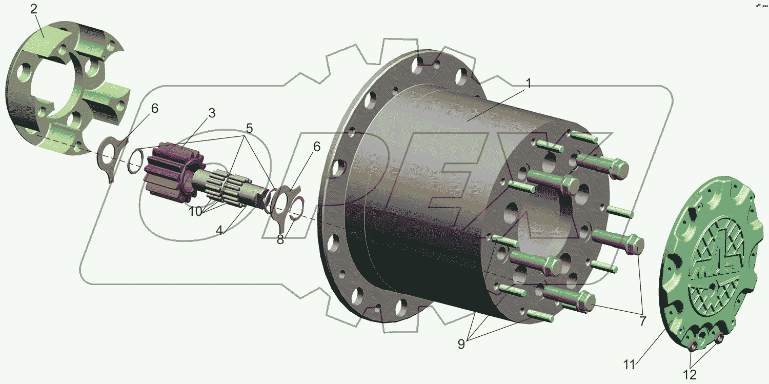 Корпус водила 5440-2405029