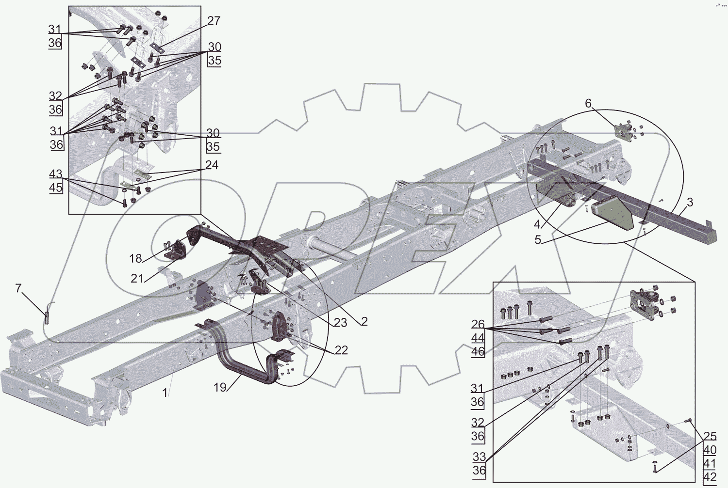 Рама 5550V3-2800010-000