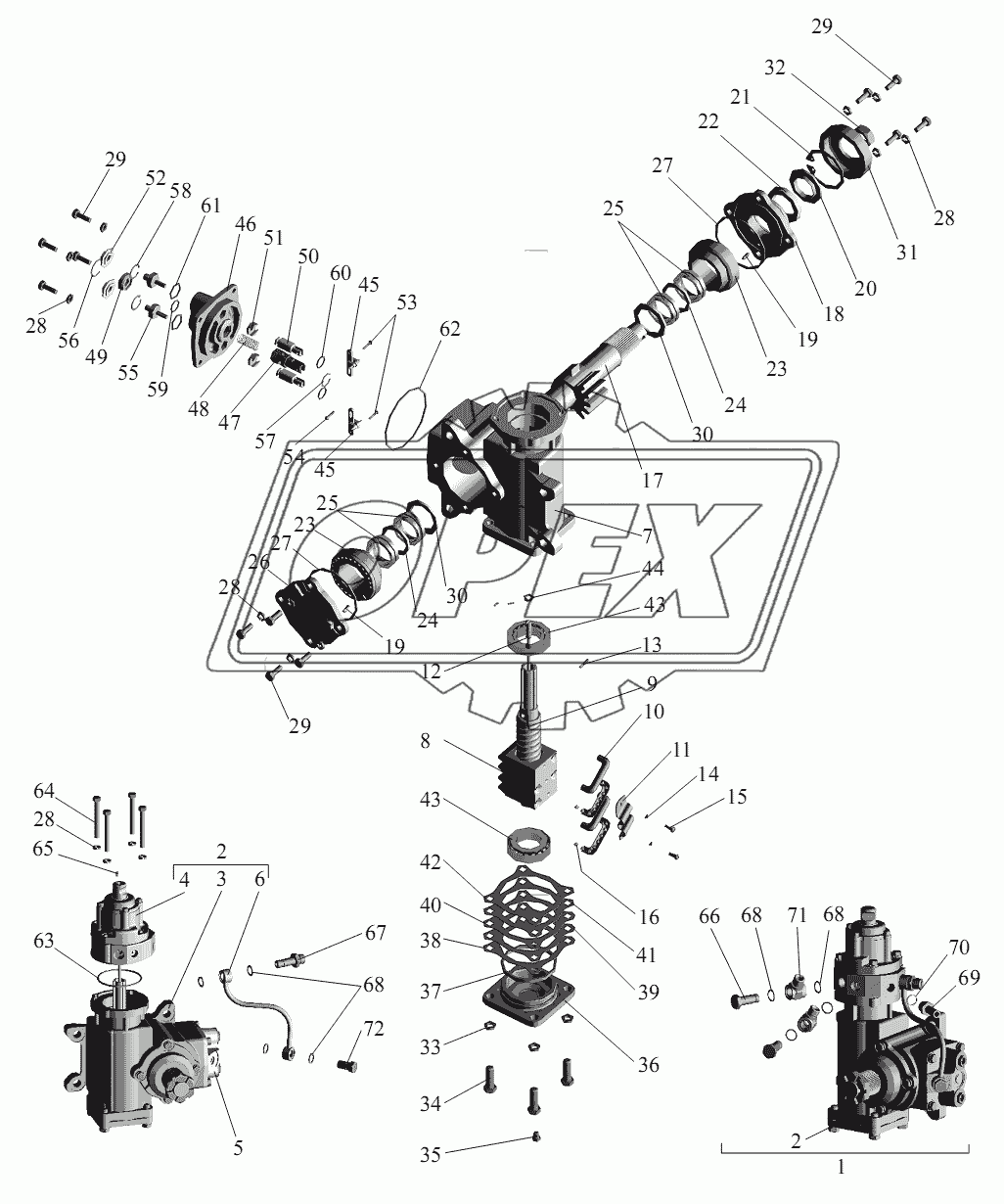 Рулевой механизм 64221-3400008-02