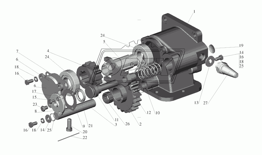 Коробка отбора мощности 555142-4202010