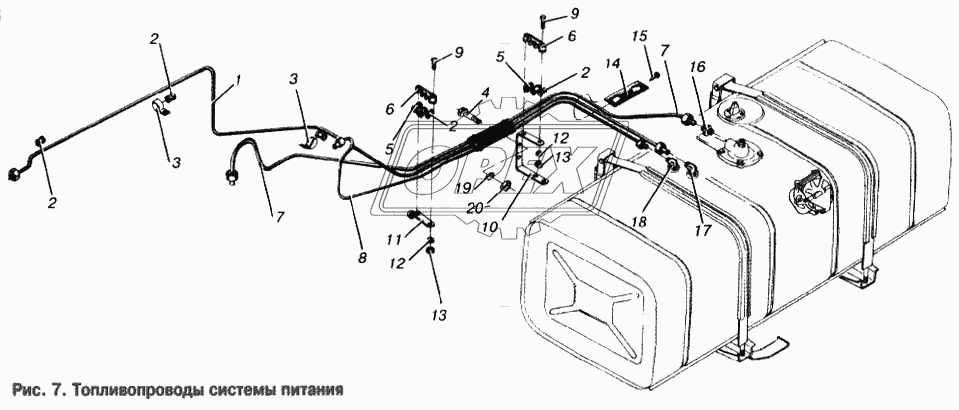 Топливопроводы системы питания