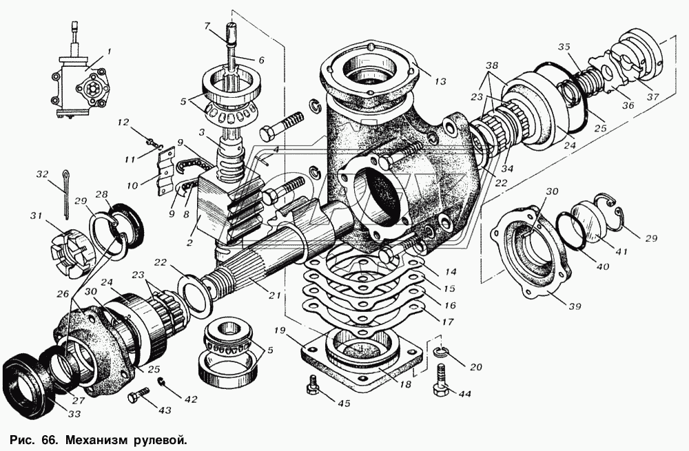 Механизм рулевой