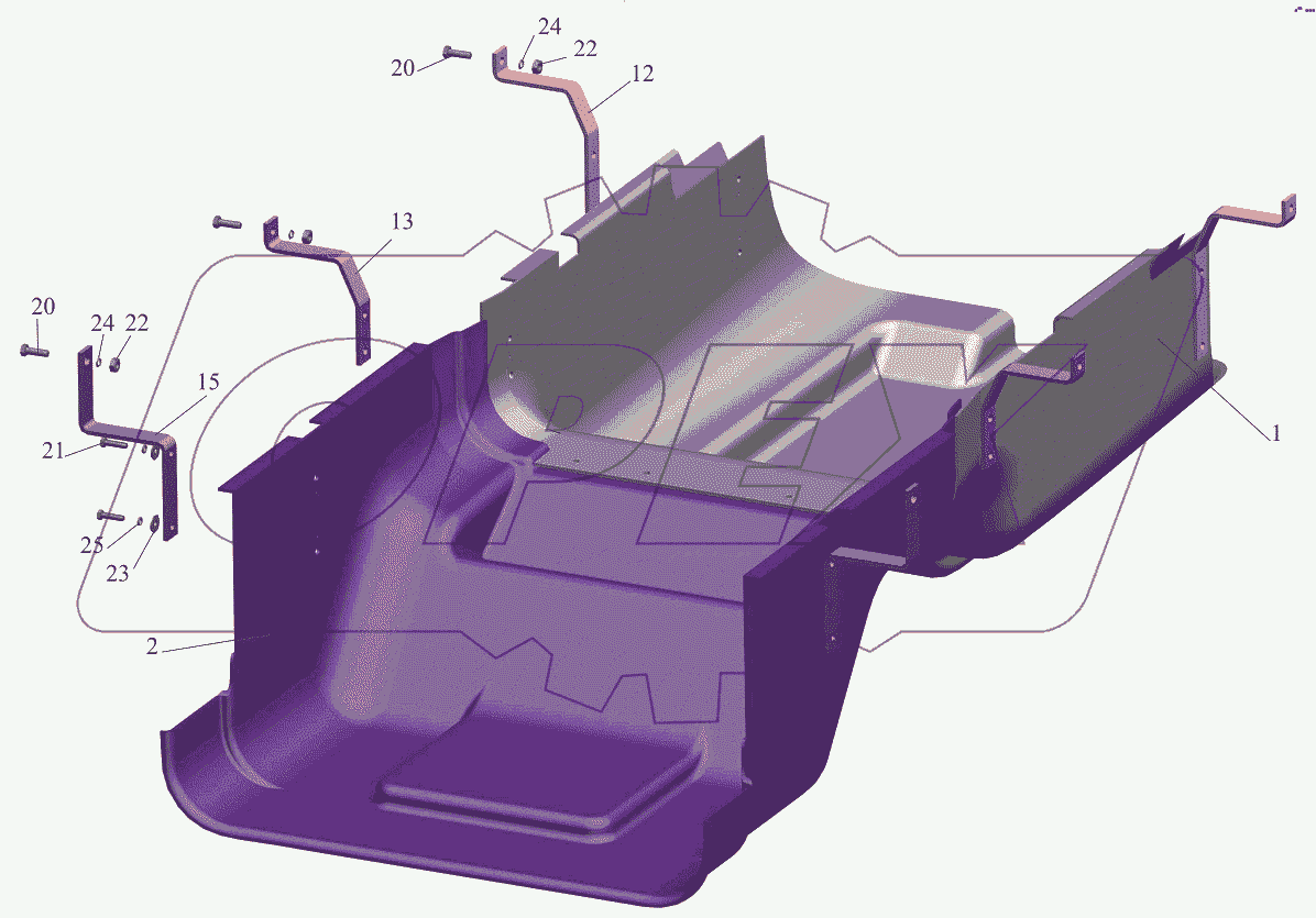 Установка шумоизоляционных экранов 544019-1061004-006