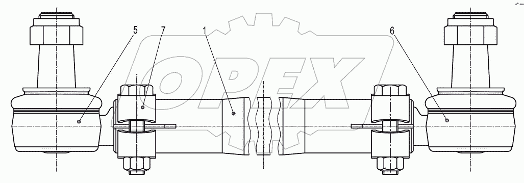 Тяга поперечная 643008-3003052-000