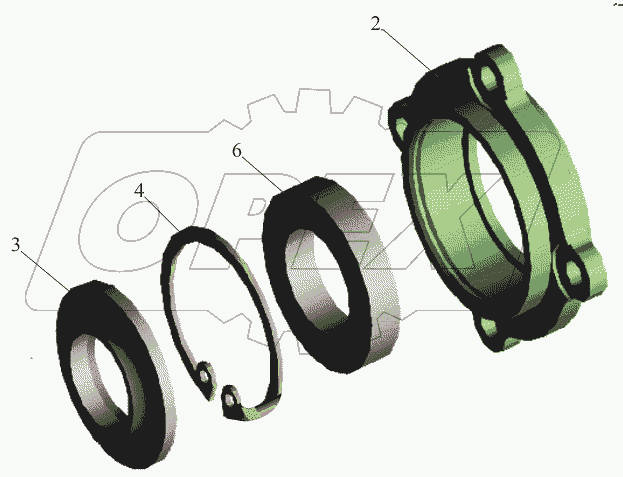 Крышка 5336-3416035-001, 5336-3416035-002