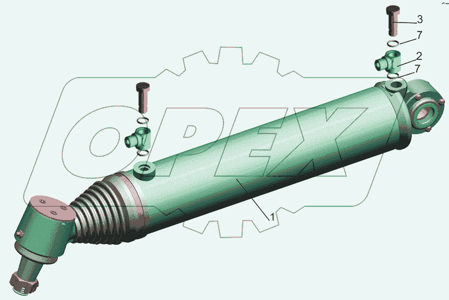 Цилиндр гидравлический 64221-3405004