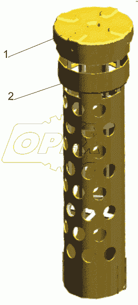 Труба наливная с пробкой 6430-1101083