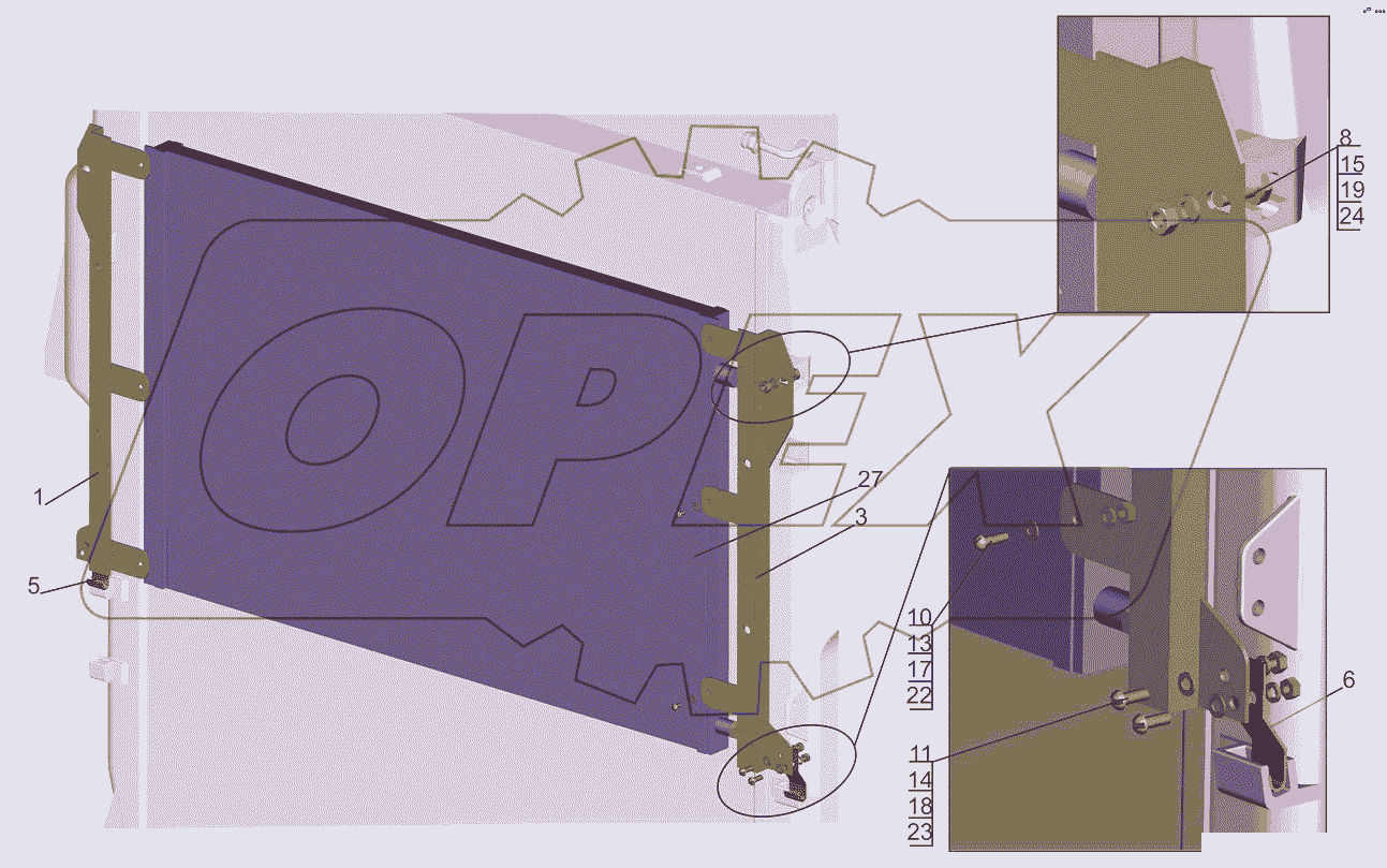 Установка конденсатора 544019-8100034