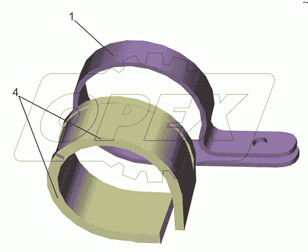 Кляммер 544020-8117052