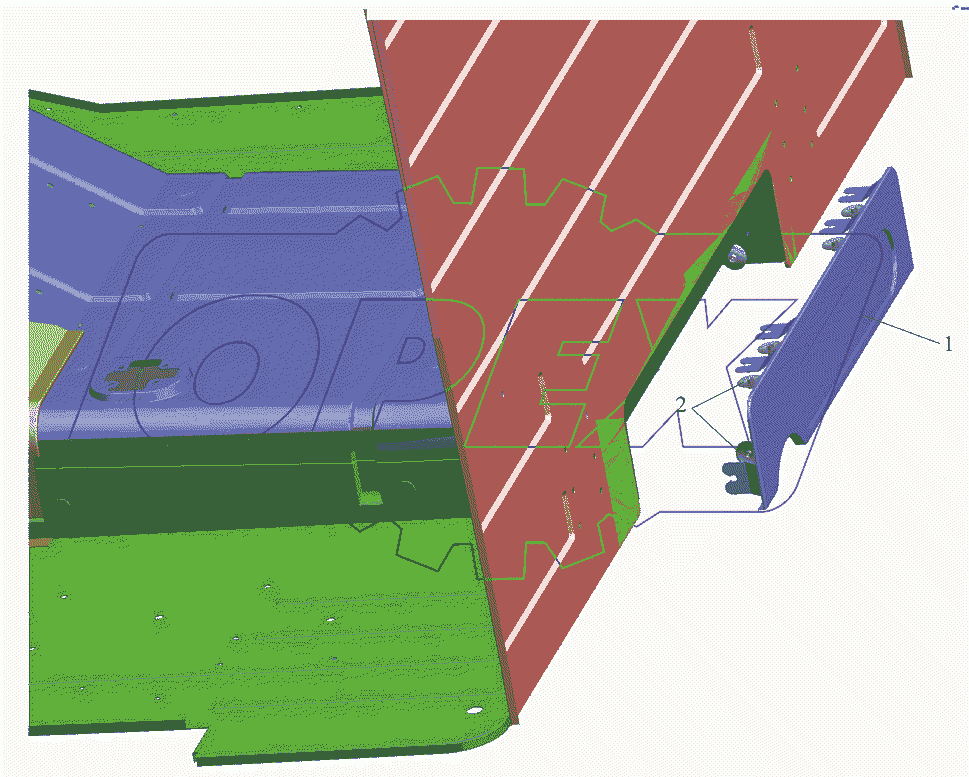 Установка экранов 544003-8400026