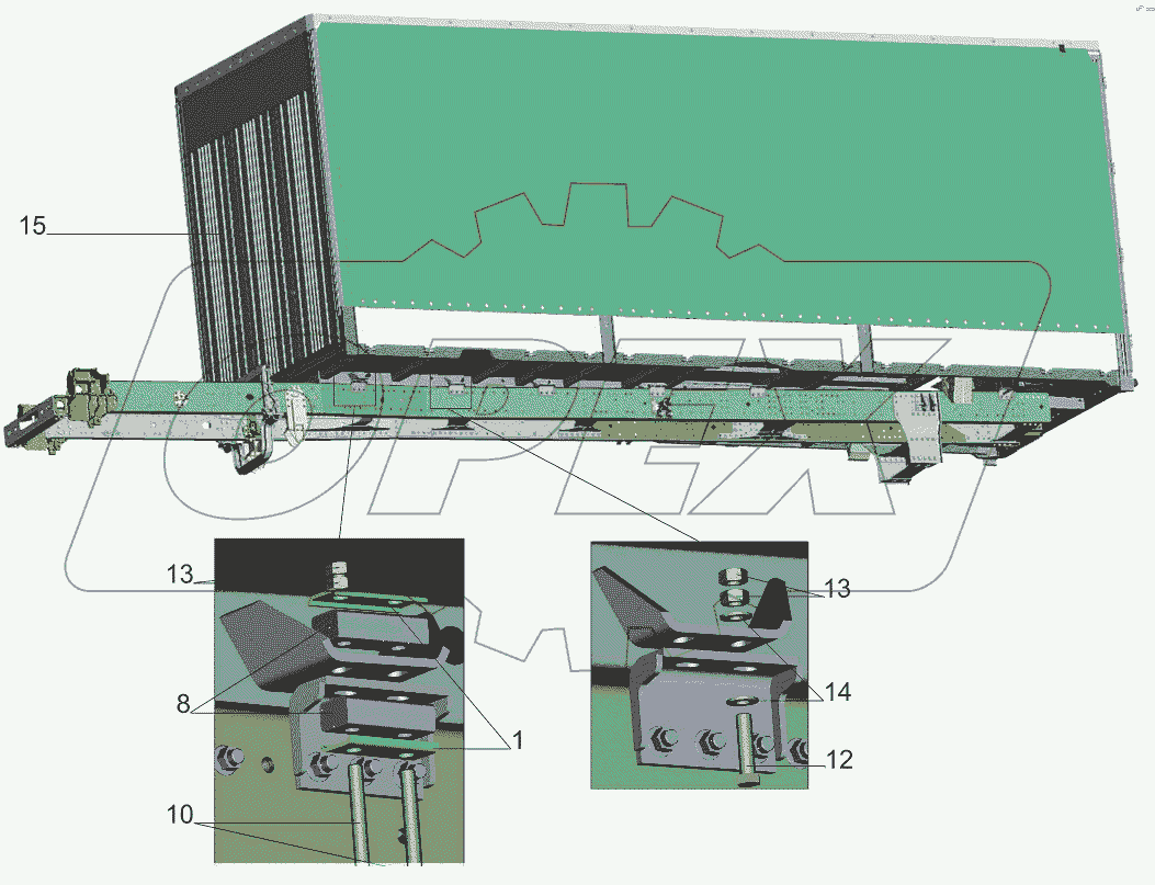 Установка платформы 631014-8500002-020