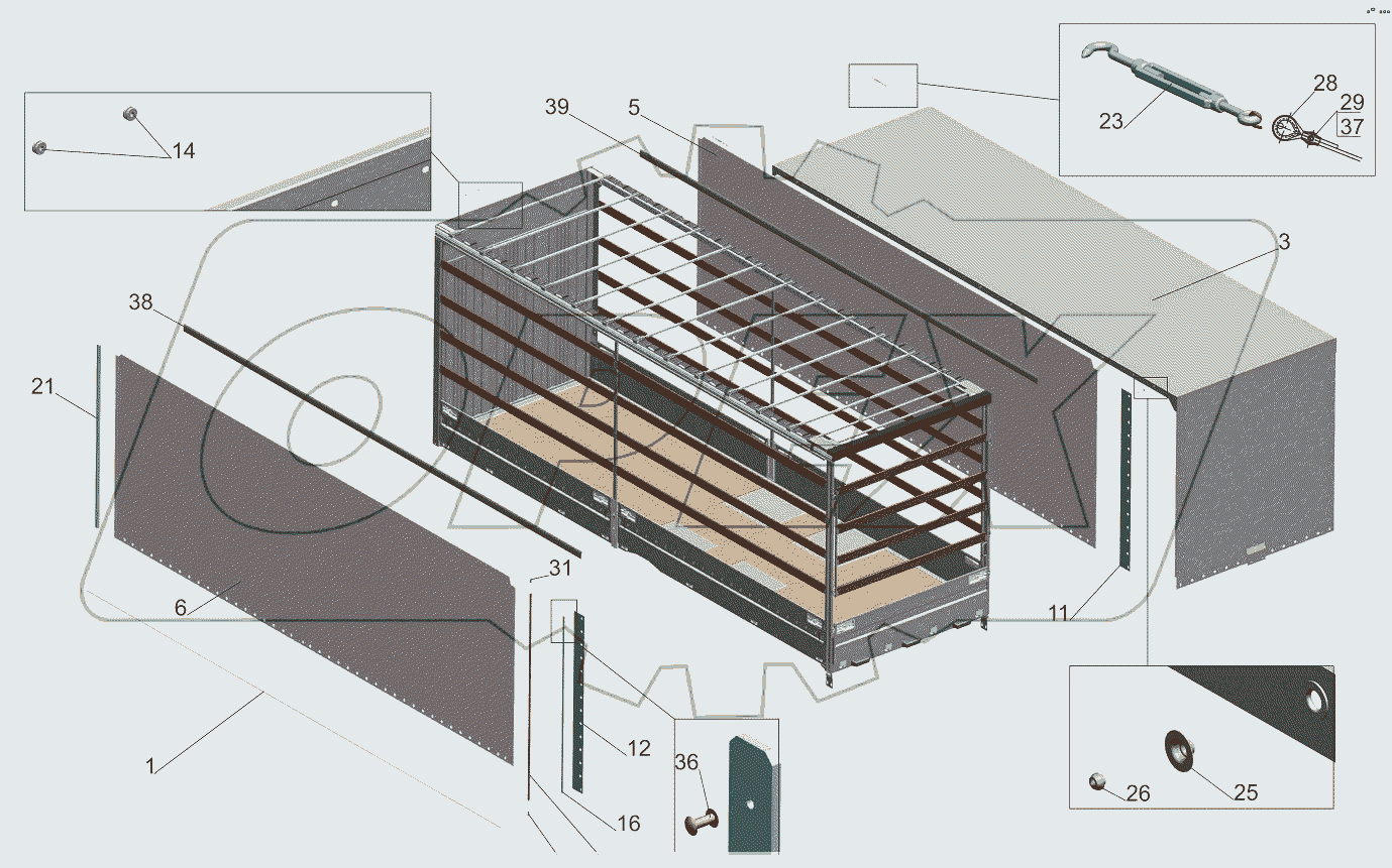 Установка тента 6310E9-8500004-010