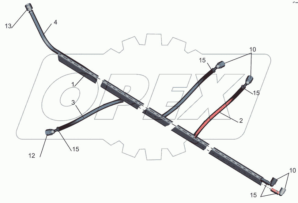 Шланги в оболочке 544019-1402010