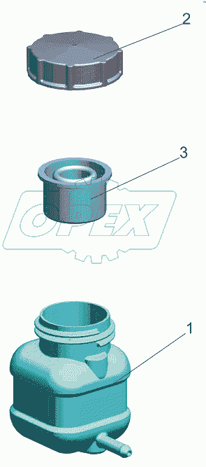 Бачок 64221-1602560