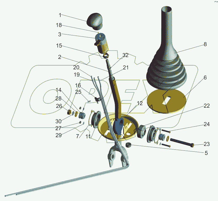 Рычаг 64301-1703410-060