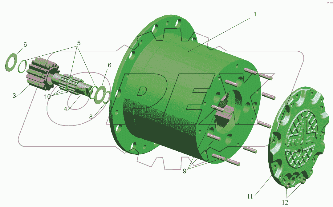 Корпус водила 5440-2405029-020
