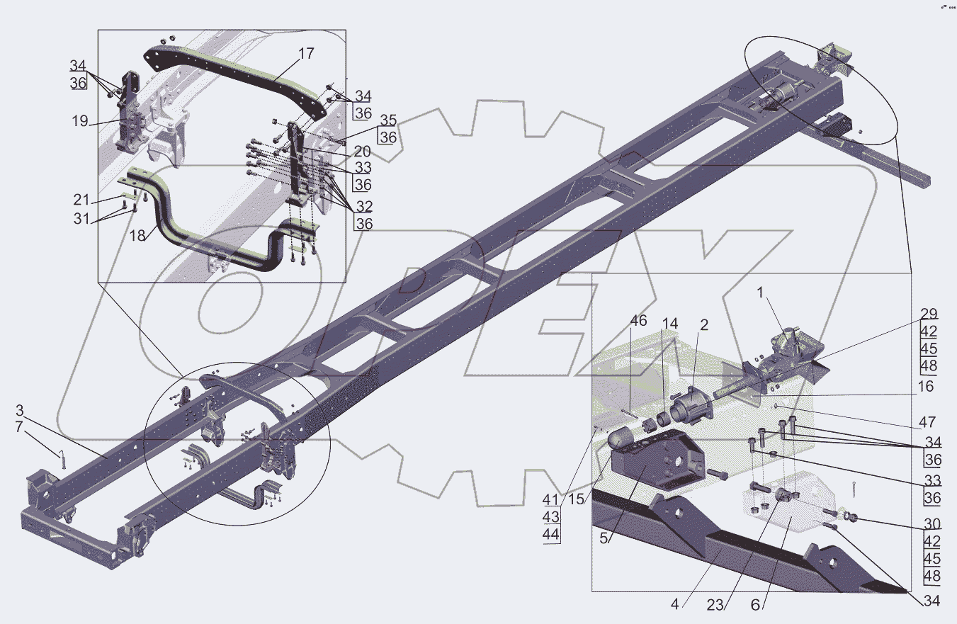 Рама 6310E9-2800010-031