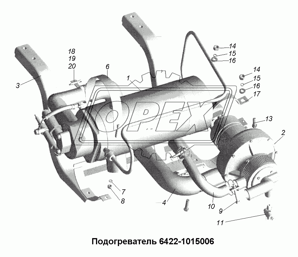 Подогреватель 6422-1015006