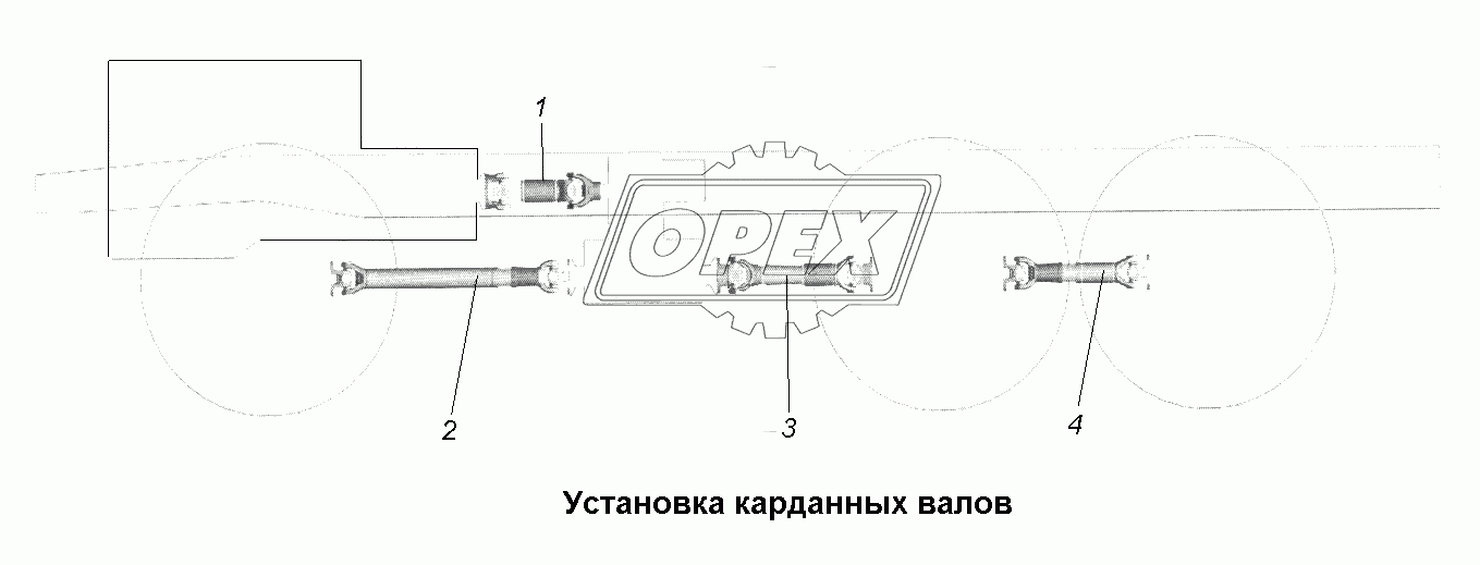 Карданные валы\Установка карданных валов