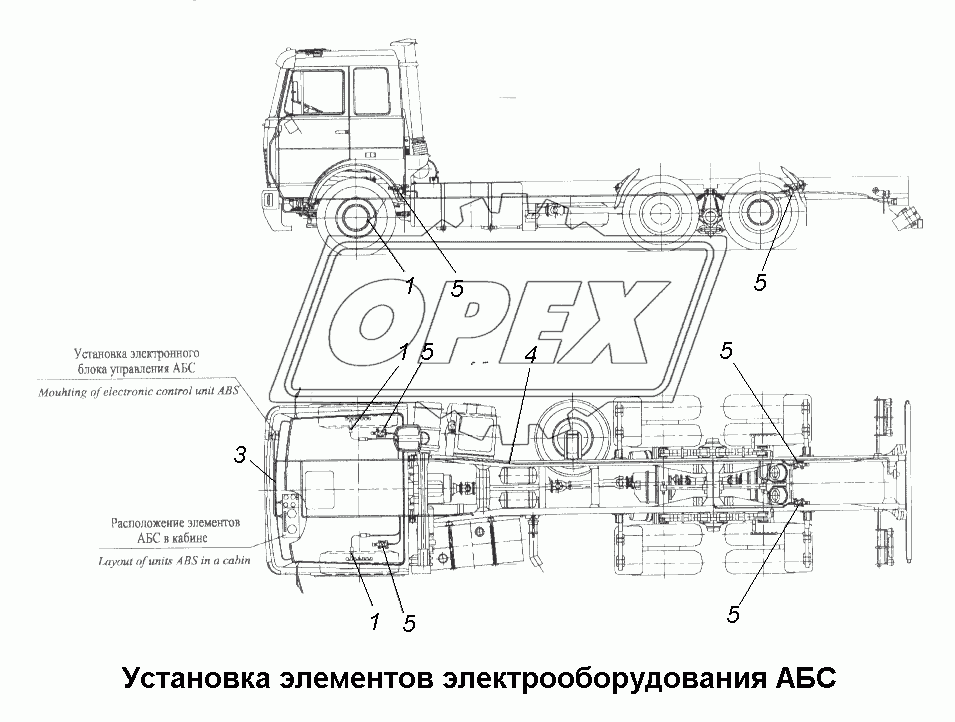 Электрооборудование\Установка элементов электрооборудования АБС