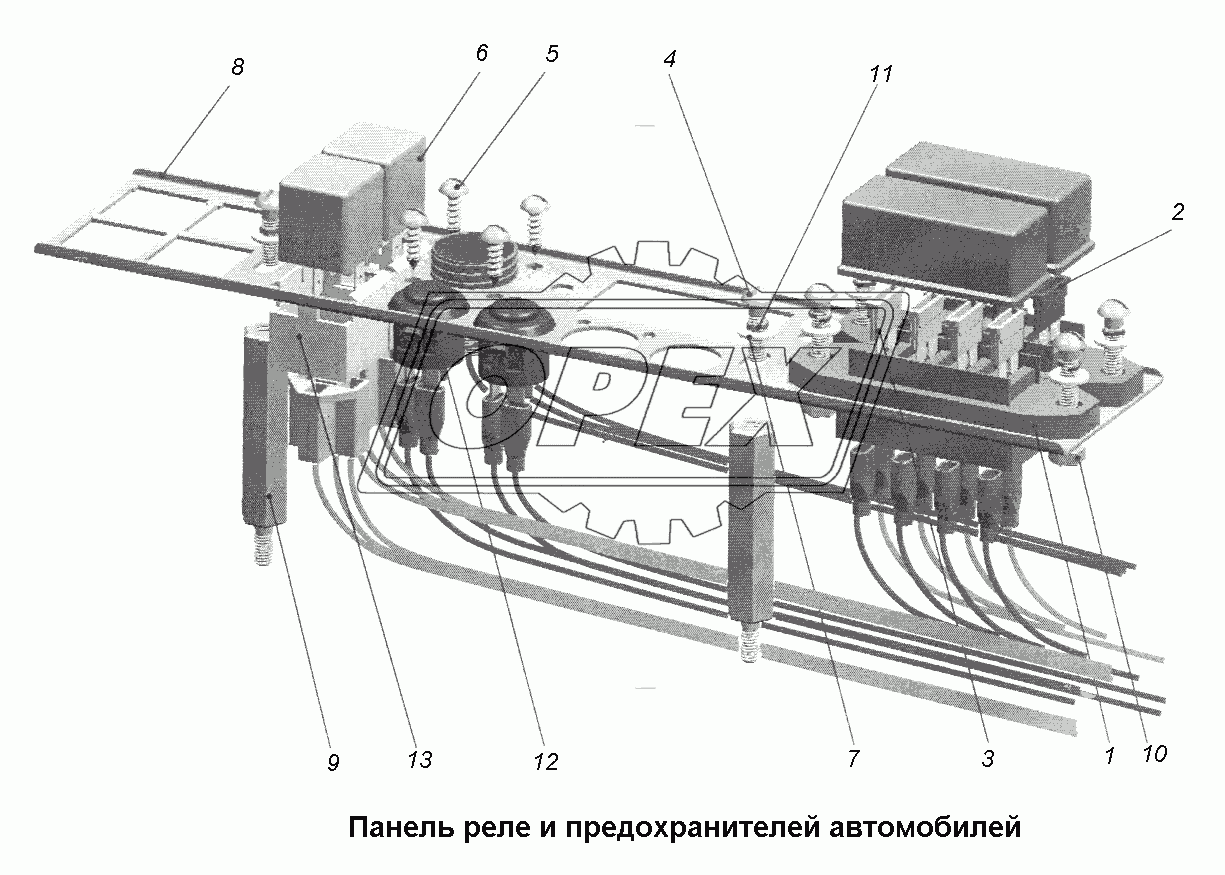 Электрооборудование\Панель реле и предохранителей автомобилей